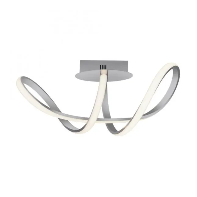 LED-Deckenleuchte, silber, dimmbar, IP20, Innenleuchte