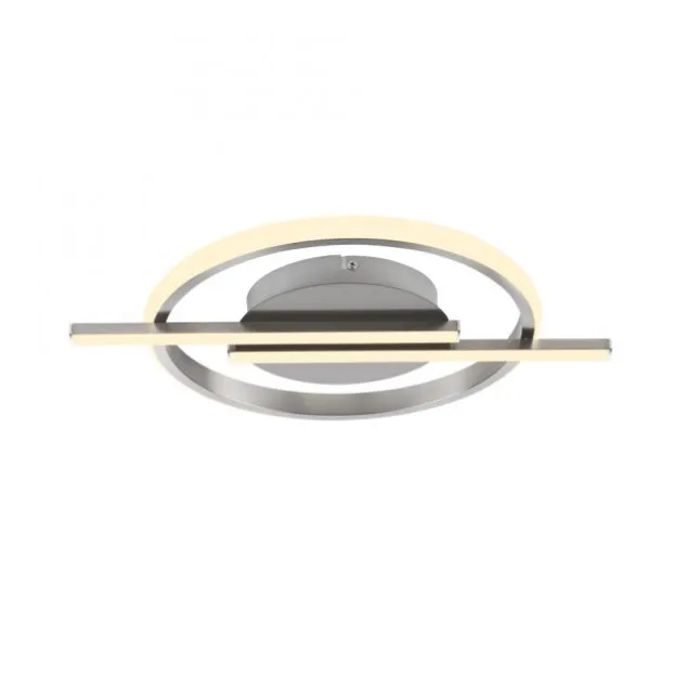 LED Deckenleuchte silber Simply Dimm Technik Memoryfunktion