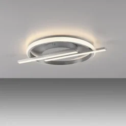 LED Deckenleuchte silber Simply Dimm Technik Memoryfunktion