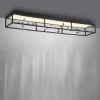 LED Deckenleuchte SKINA, schwarz, dimmbar, Funk-Fernbedienung,, Memoryfunktion