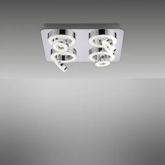LED-Deckenleuchte, Smart-Home, Lichtfarbsteuerung, Farbwechsel, dimmbar