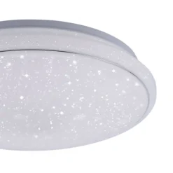LED-Deckenleuchte, Smart Home fähig, RGB+W, Kristalloptik, Fernbedienung, CCT
