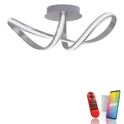 LED Deckenleuchte Smart-Home, Lichtfarbsteuerung, Farbwechsel, dimmbar