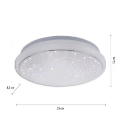 LED Deckenleuchte, Smart Home, RGB Farbwechsel, dimmbar, Lichtfarbsteuerung