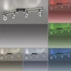 LED Deckenleuchte Smarthome schwarz dimmbar Fernbedienung App