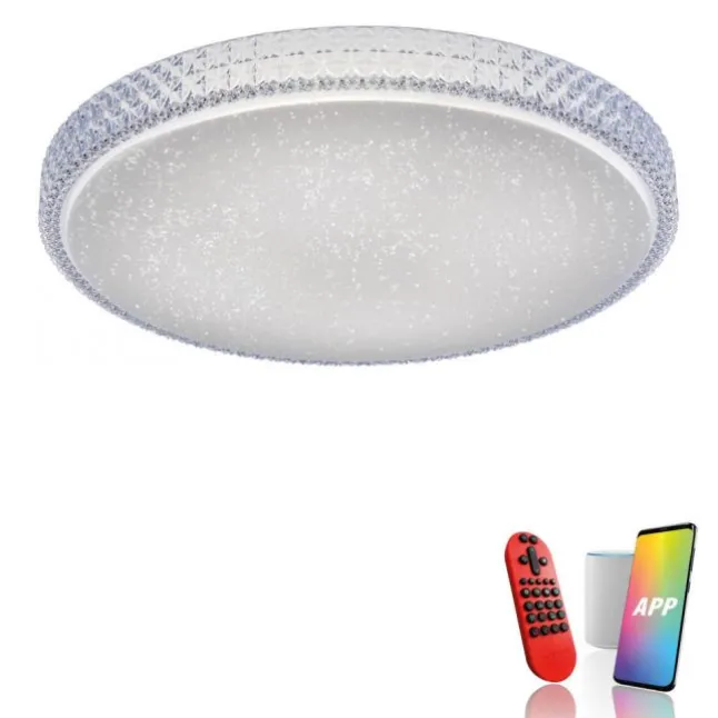 LED-Deckenleuchte, Smart Home, Lichtfarbsteuerung, Farbwechsel, dimmbar