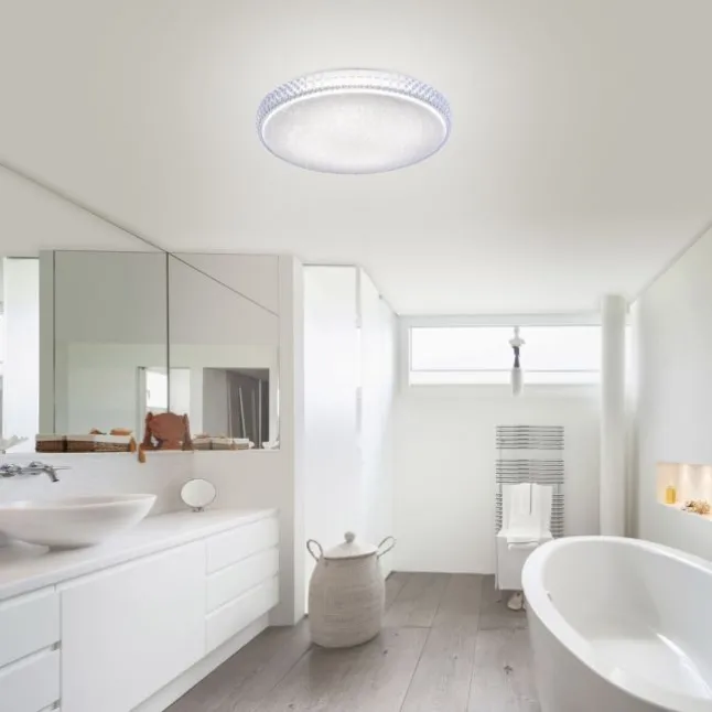 LED-Deckenleuchte, Smart Home, Lichtfarbsteuerung, Farbwechsel, dimmbar