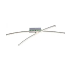 LED-Deckenleuchte, Stahl, Fernbedienung, dimmbar, RGB, CCT