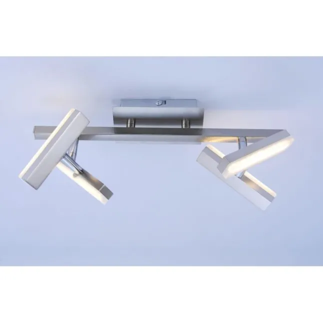 LED-Deckenleuchte, Stahl, 4-flammig, dreh und schwenkbar, modern