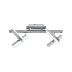 LED-Deckenleuchte, Stahl, 4-flammig, dreh und schwenkbar, modern