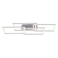 LED Deckenleuchte, stahl, modernes Design, inkl. Memory Funktion, dimmbar