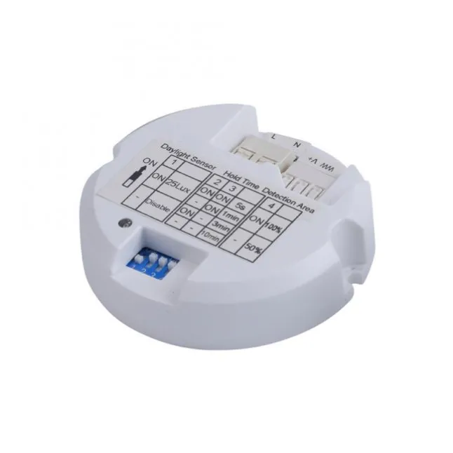 LED-Deckenleuchte, Sternenhimmel, Ø38,5cm,Chrom, Opalweiß, IP44,