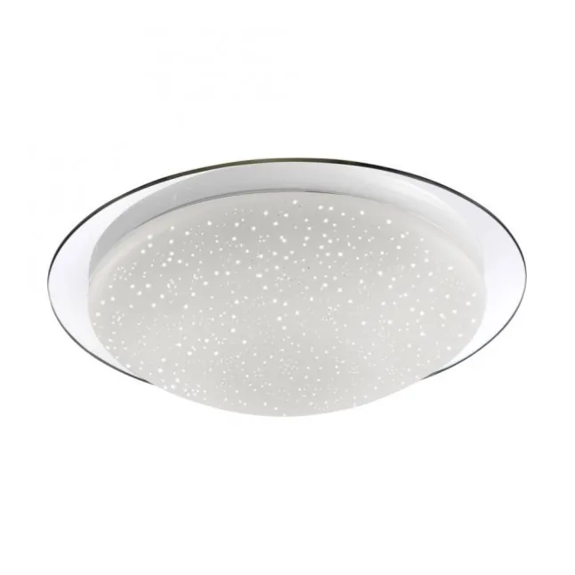 LED-Deckenleuchte, Sternenhimmeloptik, Lichtfarbsteuerung, dimmbar, modern