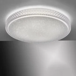 LED-Deckenleuchte, Sternenhimmeloptik, Ø 60mm, Lichtfarbsteuerung, dimmbar