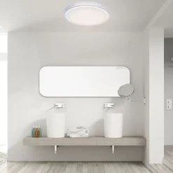 LED-Deckenleuchte, Sternenhimmeloptik, Ø 60mm, Lichtfarbsteuerung, dimmbar