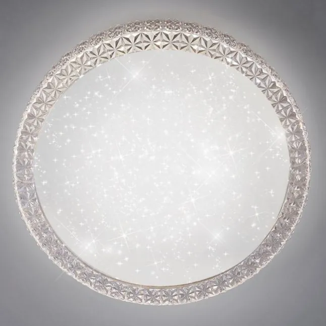 LED-Deckenleuchte, Sternenhimmel, Lichtfarbsteuerung, Ø 40cm, modern