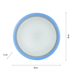 LED-Deckenleuchte, Sternenhimmeloptik, CCT-Steuerung, Farbwechsel