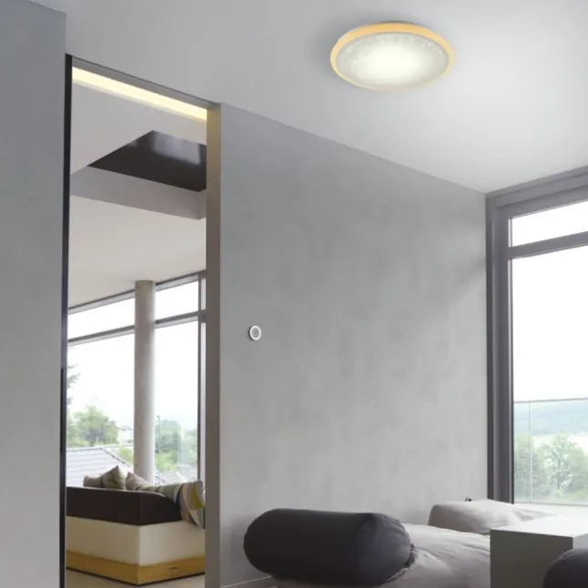 LED-Deckenleuchte, Sternenhimmeloptik, CCT-Steuerung, Farbwechsel