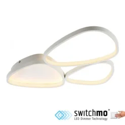 LED Deckenleuchte 3 Stufen Dimmer weiß Memoryfunktion Schlafzimmer
