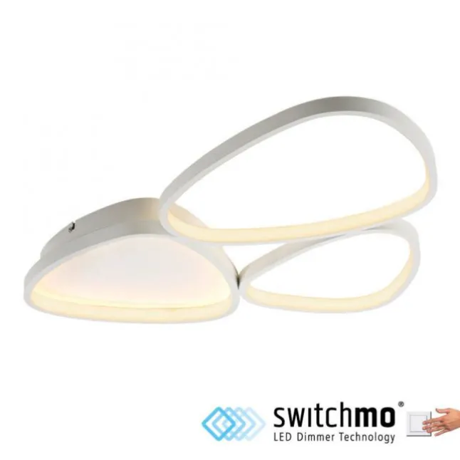 LED Deckenleuchte 3 Stufen Dimmer weiß Memoryfunktion Schlafzimmer