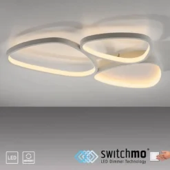 LED Deckenleuchte 3 Stufen Dimmer weiß Memoryfunktion Schlafzimmer