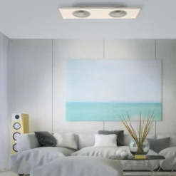 LED Deckenleuchte Ventilator weiß Fernbedienung dimmbar warmweiß kaltweiß