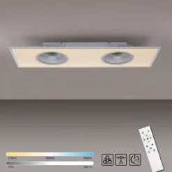 LED Deckenleuchte Ventilator weiß Fernbedienung dimmbar warmweiß kaltweiß
