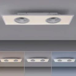LED Deckenleuchte Ventilator weiß Fernbedienung dimmbar warmweiß kaltweiß