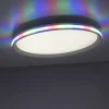 LED-Deckenleuchte, weiß, CCT, RGB, Fernbedienung, dimmbar