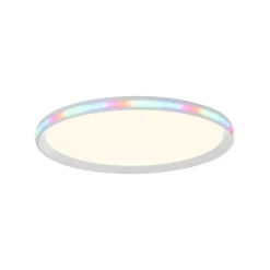 LED-Deckenleuchte, weiß, CCT, RGB, Fernbedienung, dimmbar