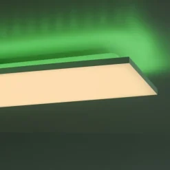 LED Deckenleuchte, weiß, CCT, RGB, Fernbedienung, dimmbar