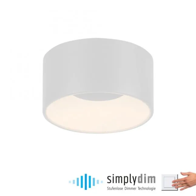 LED Deckenleuchte weiß D=16cm dimmbar SymplyDim Spot