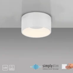 LED Deckenleuchte weiß D=16cm dimmbar SymplyDim Spot