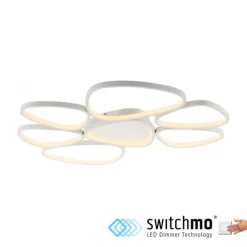 LED Deckenleuchte weiß dimmbar per Lichtschalter Memoryfunktion