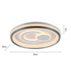 LED Deckenleuchte weiß dimmbar Switchmo Technik elegantes Design