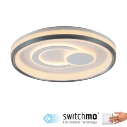 LED Deckenleuchte weiß dimmbar Switchmo Technik elegantes Design