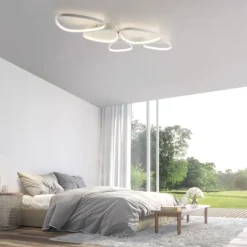 LED Deckenleuchte weiß dimmbar in 3 Stufen Memoryfunktion Wohnzimmer