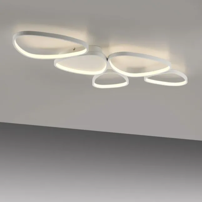 LED Deckenleuchte weiß dimmbar in 3 Stufen Memoryfunktion Wohnzimmer