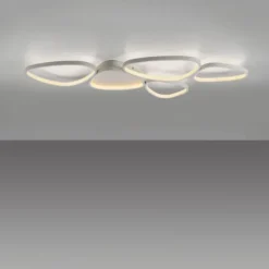 LED Deckenleuchte weiß dimmbar in 3 Stufen Memoryfunktion Wohnzimmer