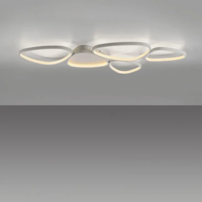 LED Deckenleuchte weiß dimmbar in 3 Stufen Memoryfunktion Wohnzimmer
