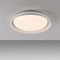 LED Deckenleuchte weiß dimmbar schlichtes zeitloses Design