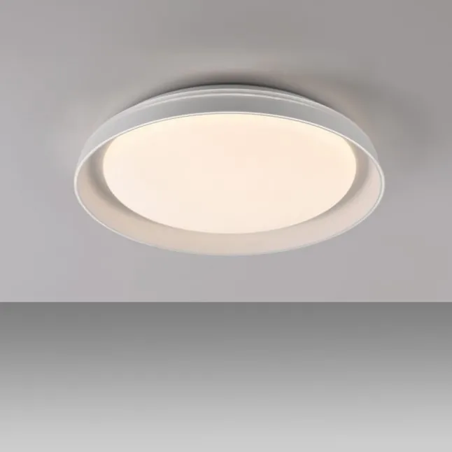 LED Deckenleuchte weiß dimmbar schlichtes zeitloses Design