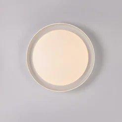 LED Deckenleuchte weiß dimmbar schlichtes zeitloses Design