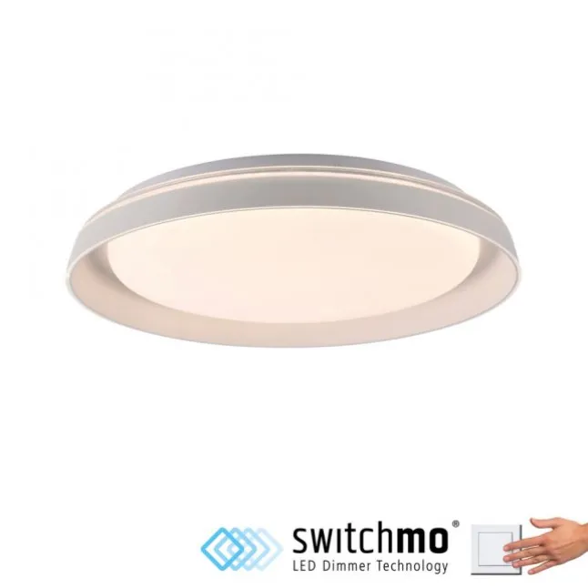 LED Deckenleuchte weiß dimmbar schlichtes zeitloses Design