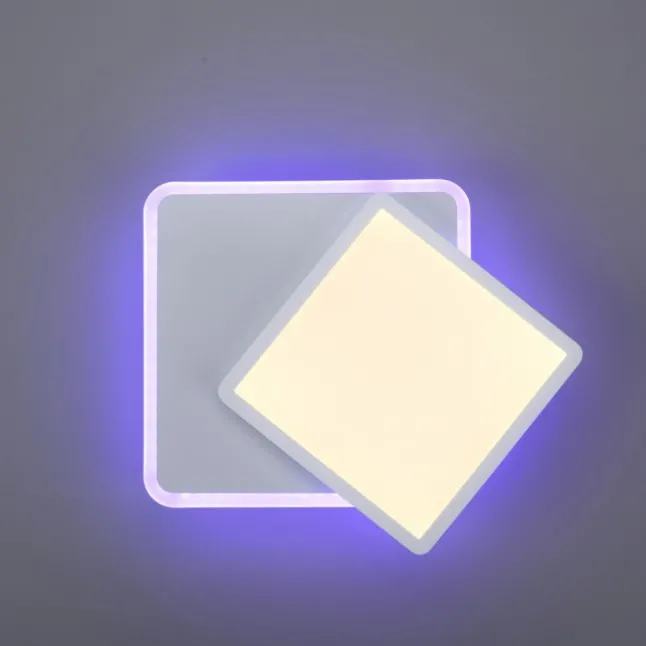 LED Deckenleuchte, weiß, dimmbar, Fernbedienung, Memory