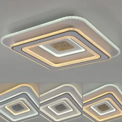 LED Deckenleuchte weiß Fernbedienung dmmbar Wohnraumbeleuchtung