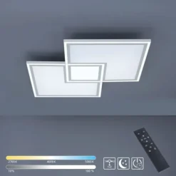 LED Deckenleuchte weiß Fernbedienung dimmbar CCT Farbsteuerung Memory