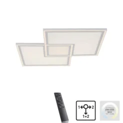 LED Deckenleuchte weiß Fernbedienung dimmbar CCT Farbsteuerung Memory