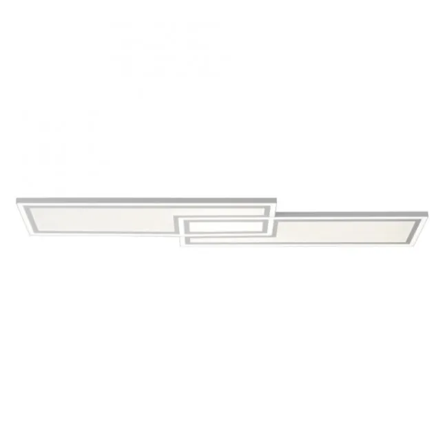 LED Deckenleuchte weiß flach 110x28 Fernbedienung dimmbar CCT Farbsteuerung