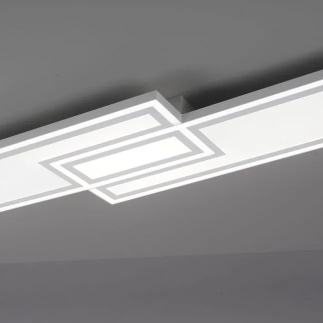 LED Deckenleuchte weiß flach 110x28 Fernbedienung dimmbar CCT Farbsteuerung